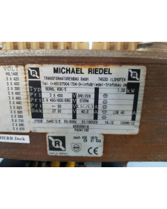 Michael riedel rdrkl 40k/s transformer